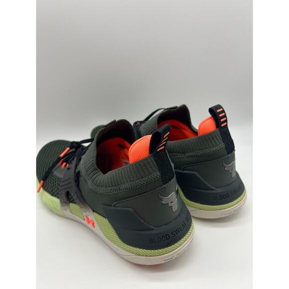 Under Armour Project Rock 4 Mana Training 3025940-304 Green Men Size 12. - Picture 8 of 12